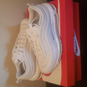 Women White Air Max 97. Only worn one time in May. Great condition!!